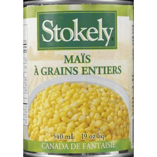 Stockely - Maïs grains entiers - 540 ML