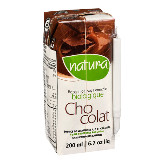 Boisson de soya au chocolat