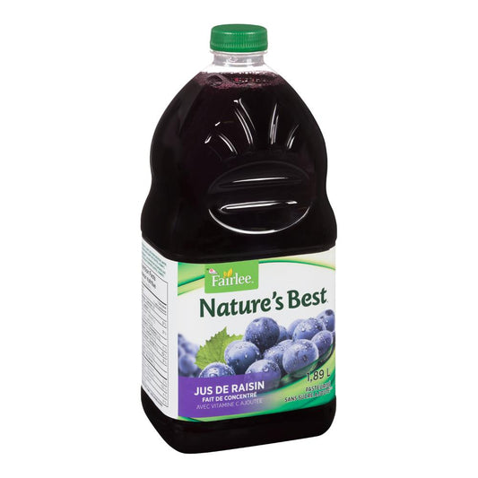 Jus raisin - Nature's best - 1.89L