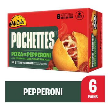 PIZZA POCHETTE PEPPERONI 6S SURG. - 600 G