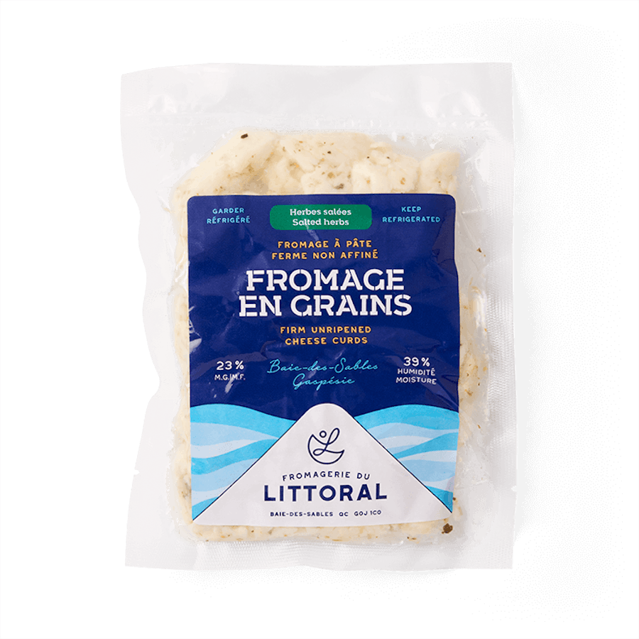 fromage en grain - HERBES SALÉES-  100gr