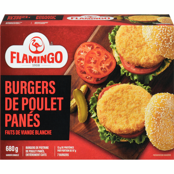 Burgers de poulet - 680g