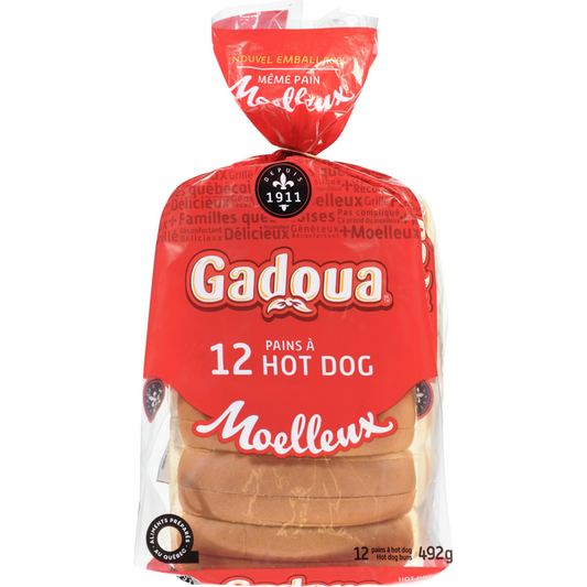 Pain Hot-Dog GADOUA - 12 un.