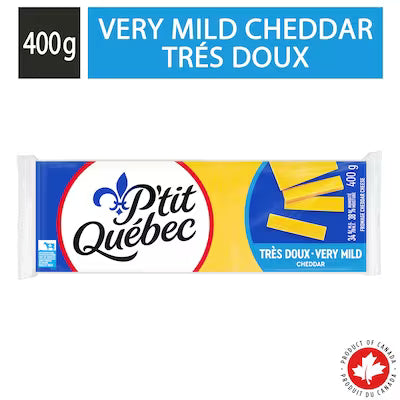 Cheddar Très doux Orange - Petit Québec 400g