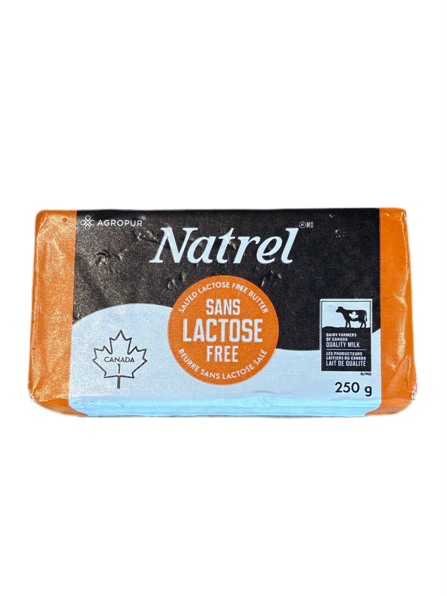 BEURRE Sans lactose NATREL - 250G
