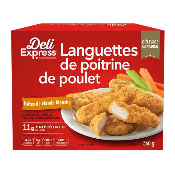 Languettes de poulet - 560g
