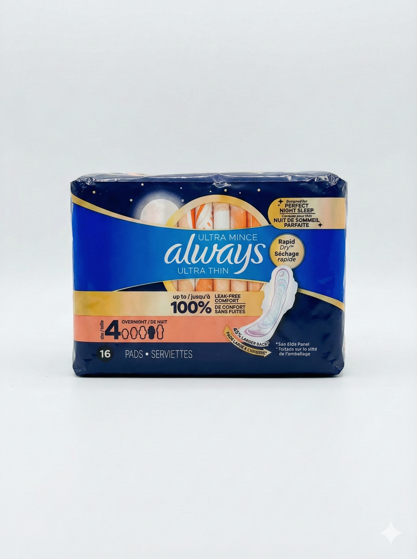 Serviettes hygiénique ultra mince - Paquet de 16