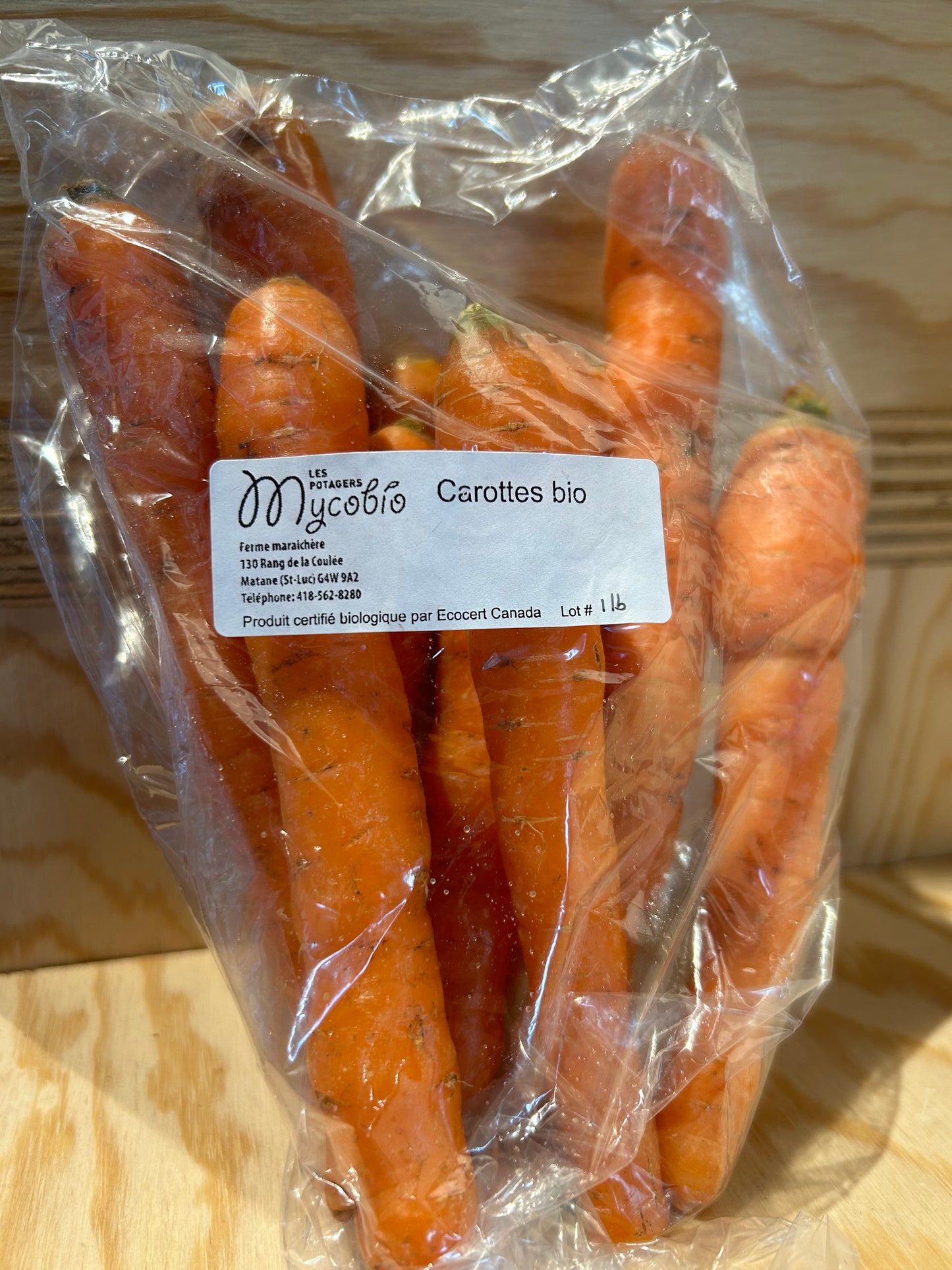 Carottes - Bio - 1 lb