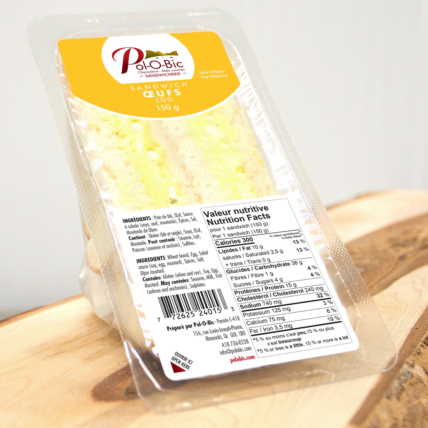 Sand. Oeufs - 150g