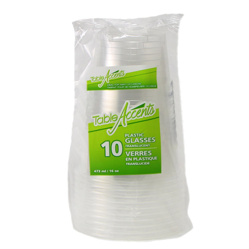 VERRE PLASTIQUE 16 OZ