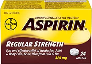 ASPIRIN ASA COMPRIME REG - 24 un